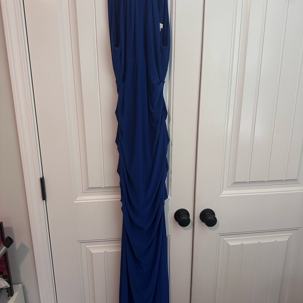 Cache Royal Blue Prom Dress